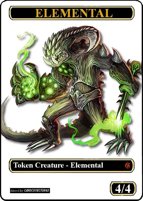 4/4 elemental token|Elemental Token Theme .